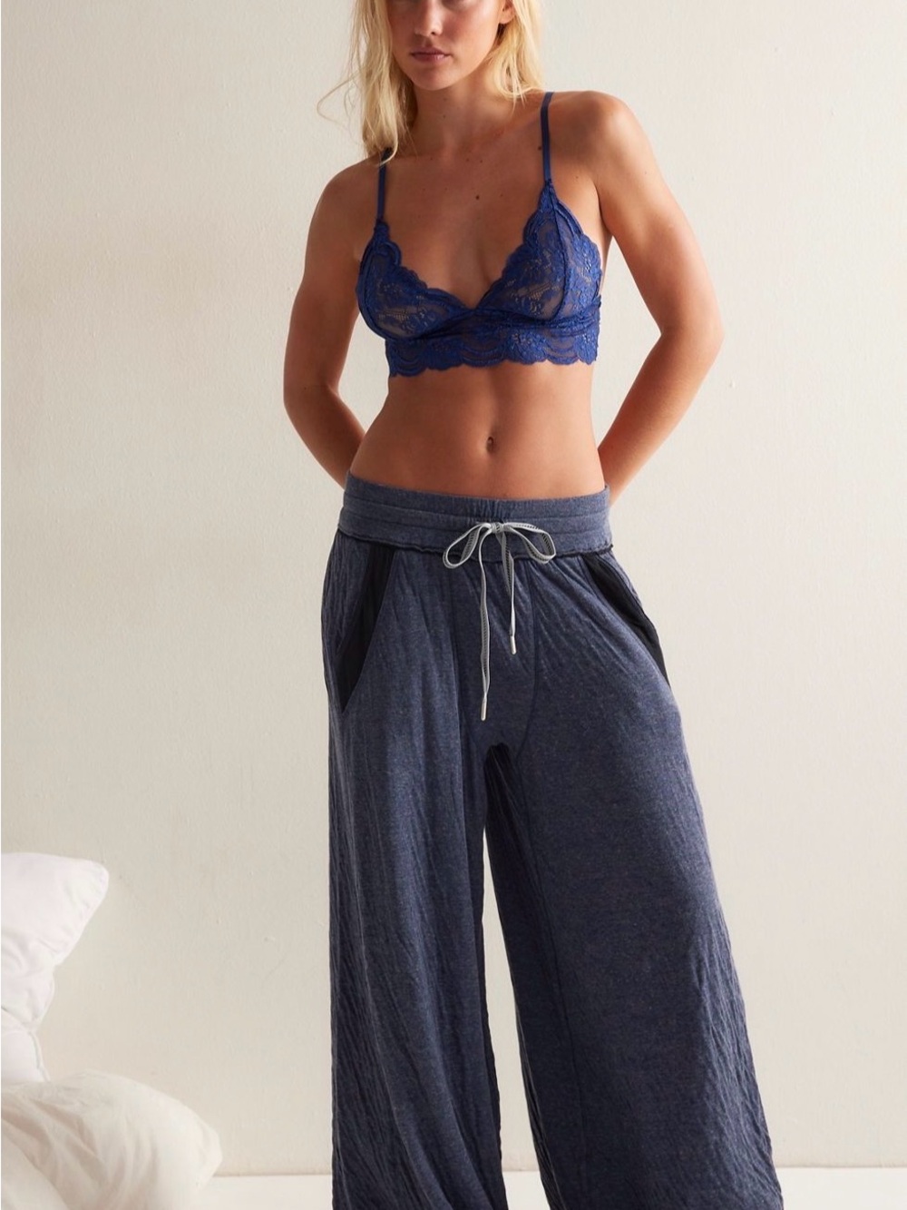 🆕Bnwy Free People Wait A Minute Wide Leg Lounge Pants